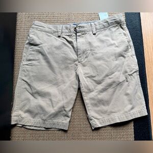 🍌Men's Size 31 Tan Banana Republic Aiden Chino, Rustic Khaki Shorts. Excelllent.